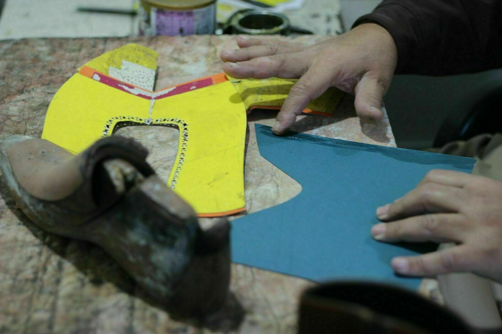 Men's Patina Art multi color Leather Brogue Oxford Dress Handmade man Shoes