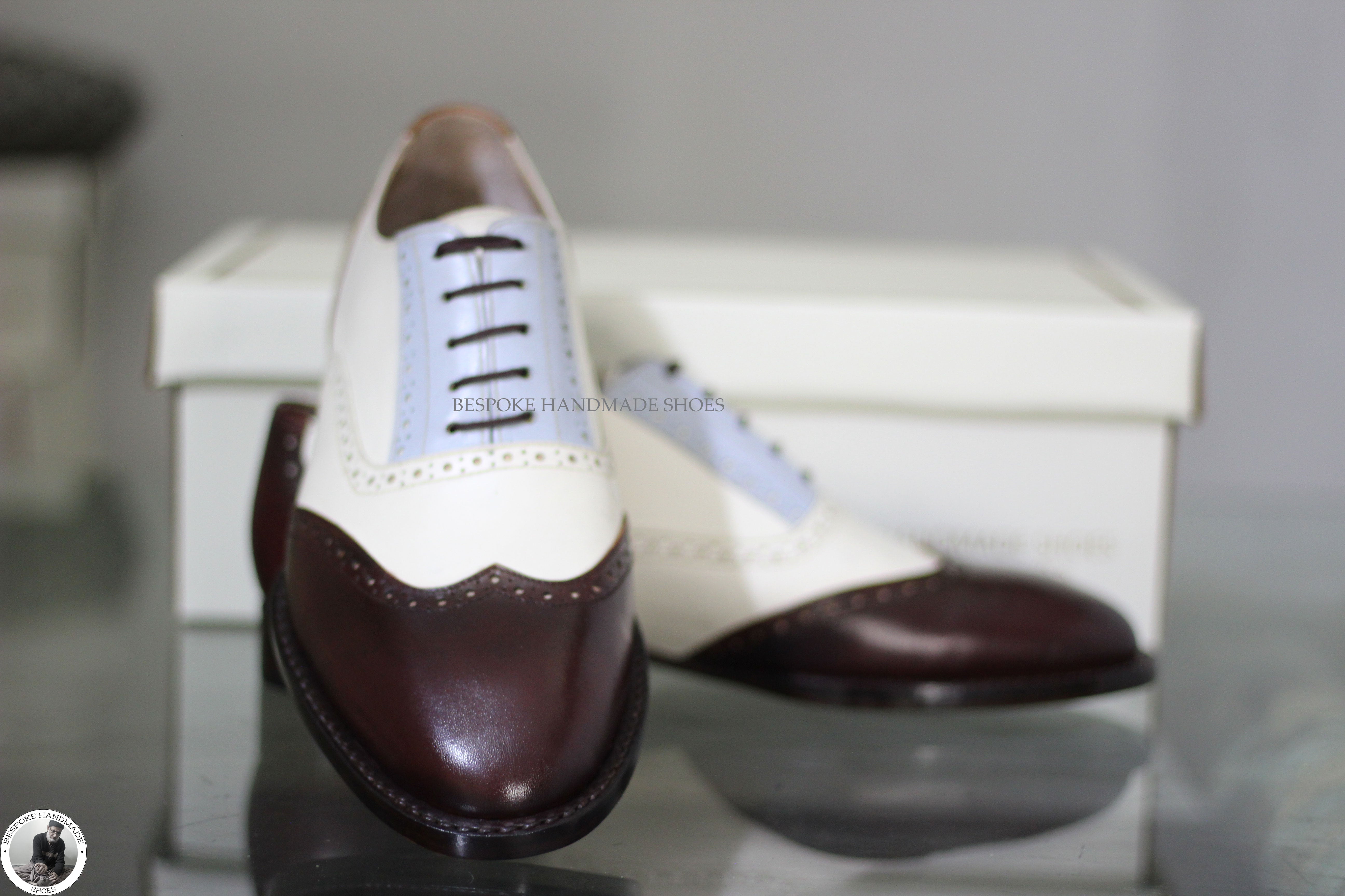 Wingtip Brogue Lace Up Oxford Shoes