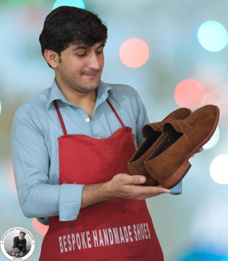 New Men's Handmade Brown Color Genuine Suede Slip On Moccasin Formal Shoes For Men's