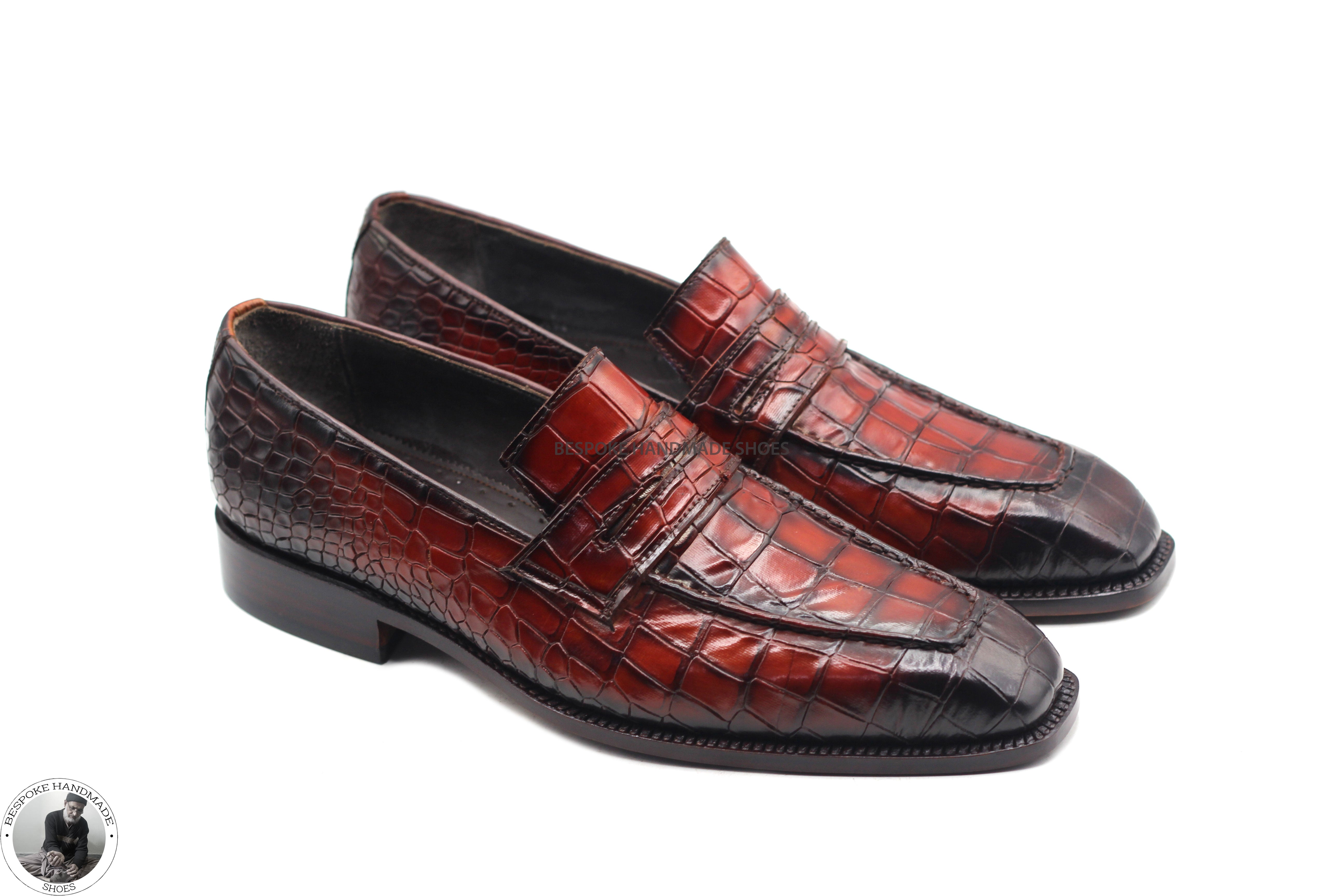 Bespoke Premium Quality Red Leather Shoe