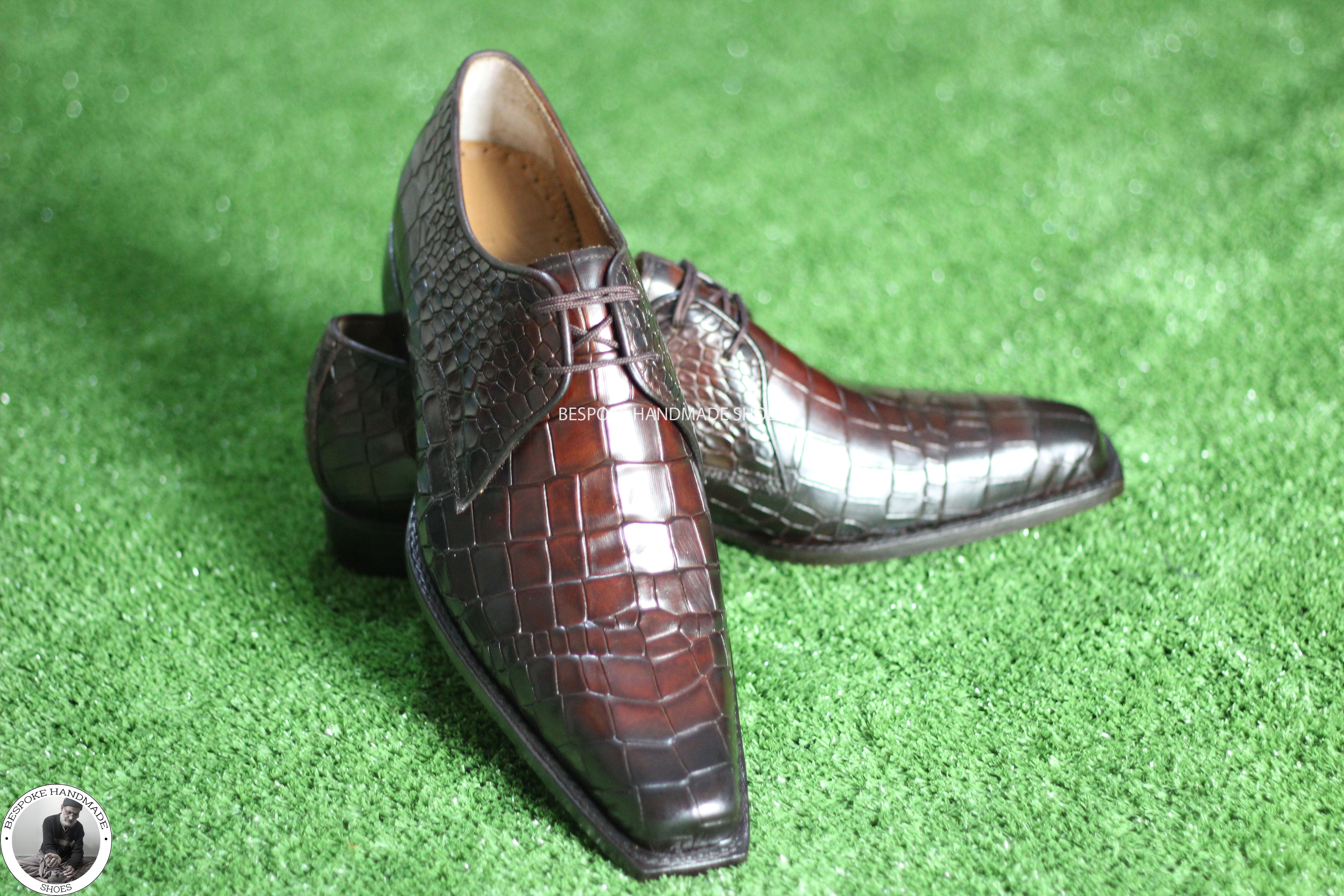 Handmade Premium Quality Burgundy Black Shaded Leather, Oxford Lace Up Wholecut Derby Gentlemen Shoes