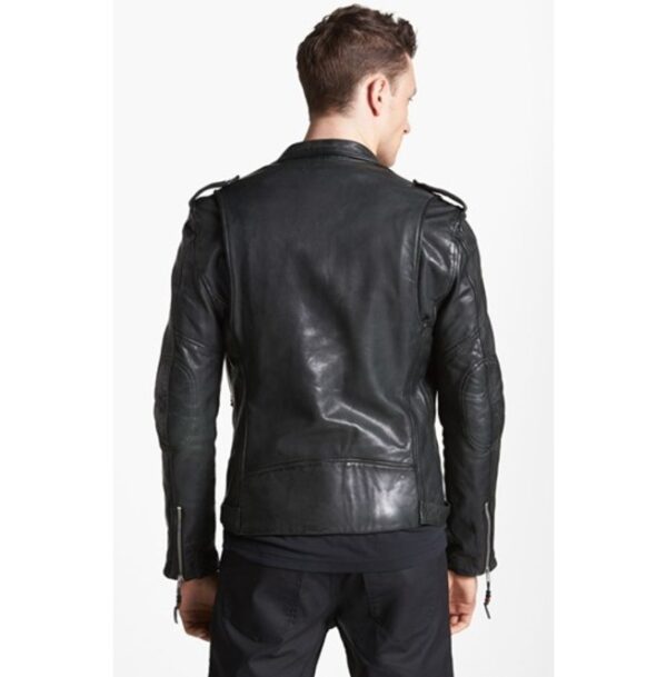 Men's Leather Jacket, Mens Black Jacket, Men’s Biker Leather Jacket, Biker