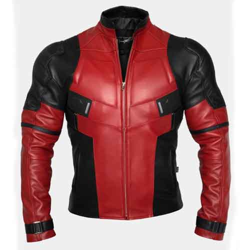Custom Made Black and Red Leather Jacket for Bikers Racers, Leather Biker Jacket